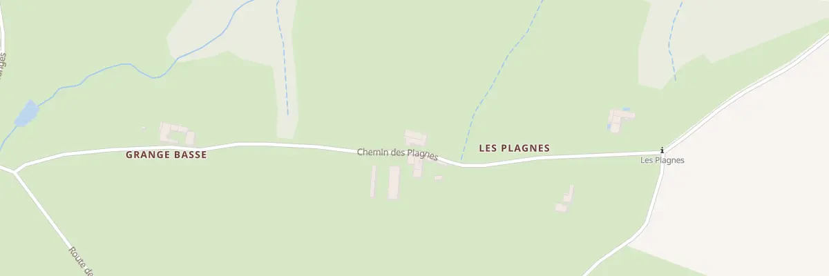 Plan du 5365 Les Plagnes à Savigny