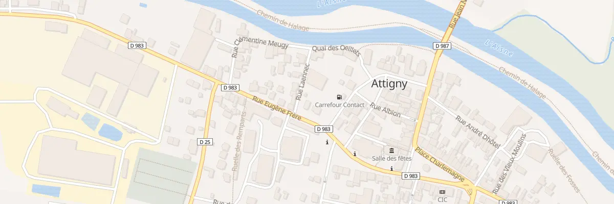 Plan du 4 Rue Eugene Frere à Attigny