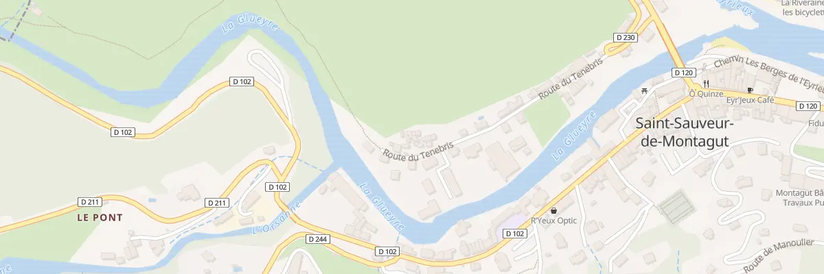 Plan du 270B Rte du Tenebris à Saint-Sauveur-de-Montagut