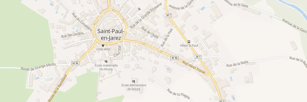 Plan du 32 Rue Henri Tronel à Saint-Paul-en-Jarez