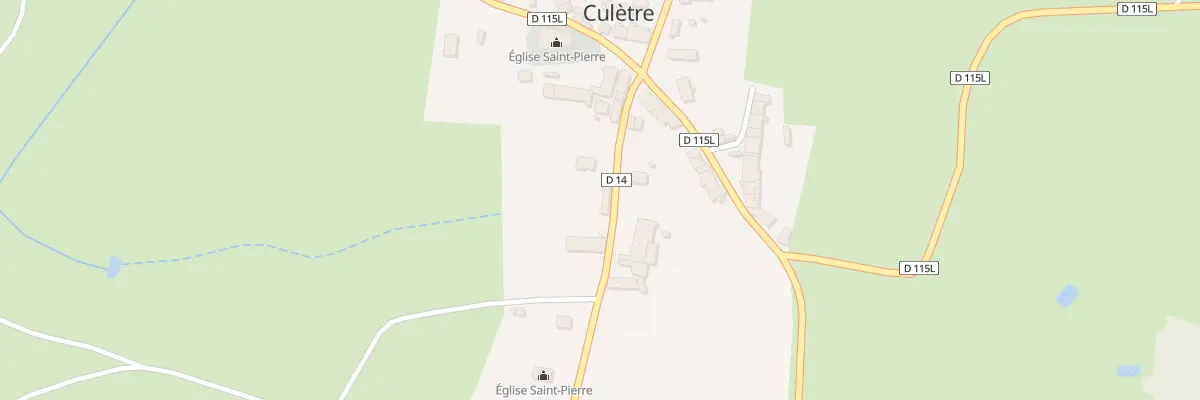 Plan du 8 Rue du Château à Culètre