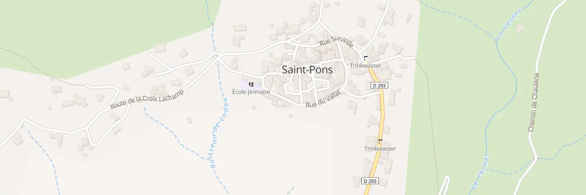 Plan du 26 Rue Vallat à Saint-Pons
