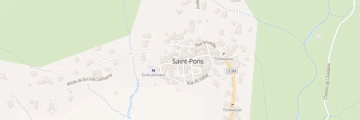 Plan du 5 Pl de l’Eglise à Saint-Pons