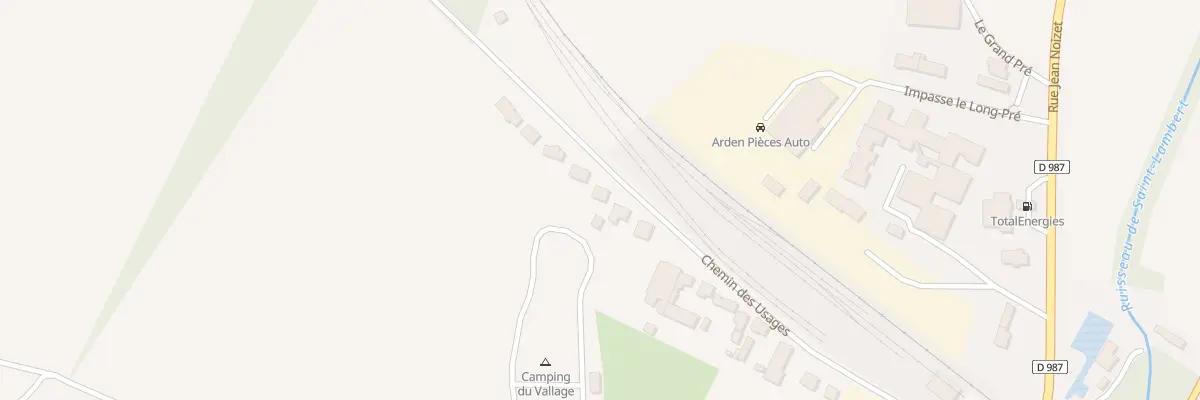 Plan du 37 Che des Usages à Attigny
