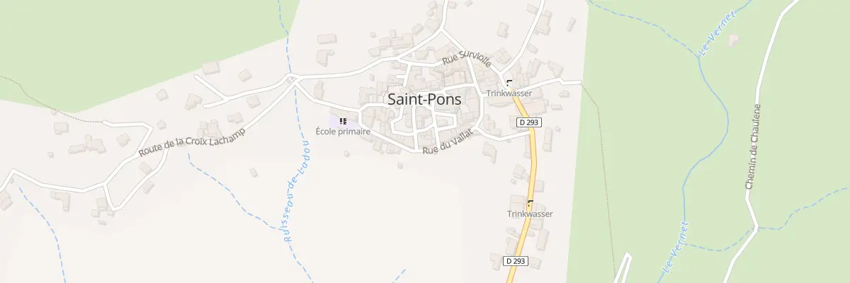 Plan du 5065 Saint Pons à Saint-Pons