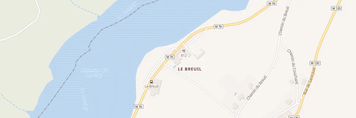 Plan du 9001 Le Breuil à Doizieux