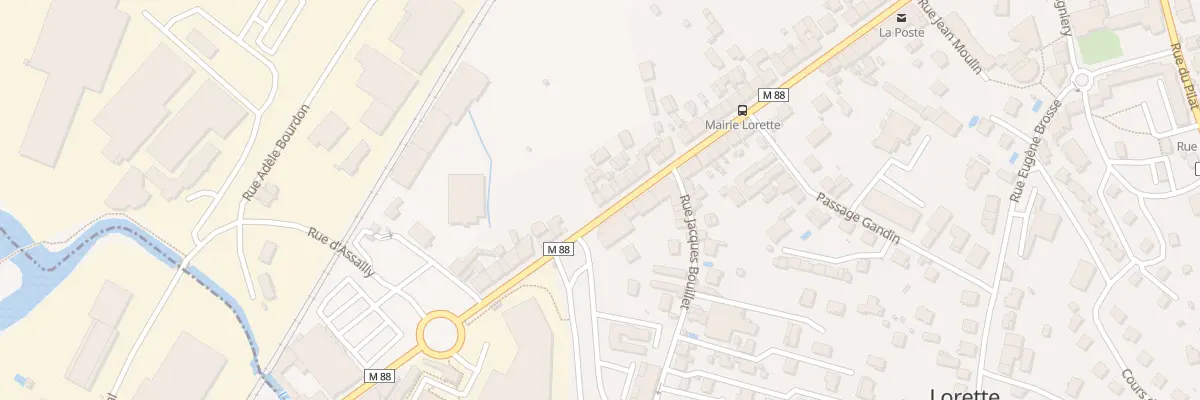 Plan du 16 Rue Antoine Durafour à Lorette
