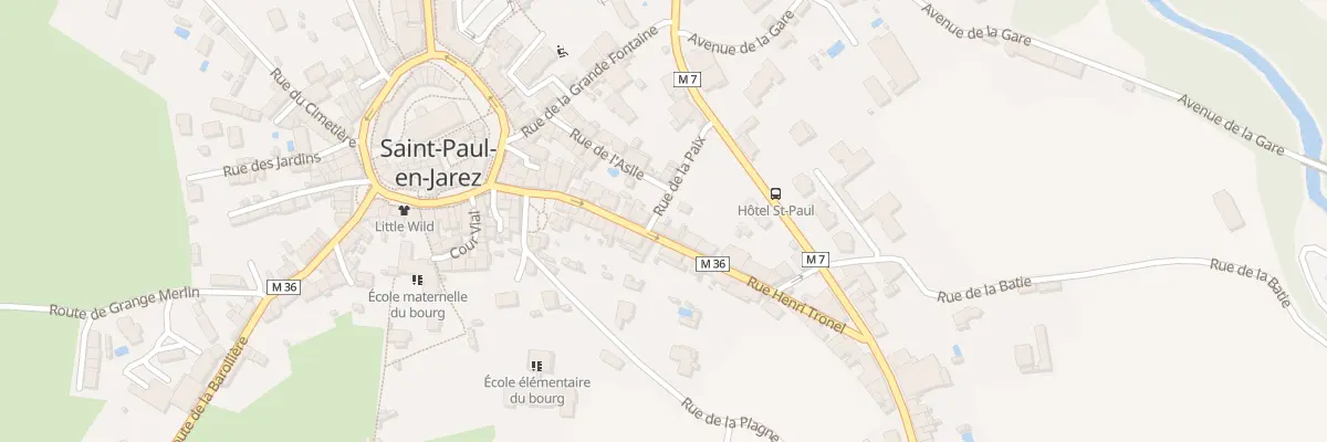 Plan du 25 Rue Henri Tronel à Saint-Paul-en-Jarez