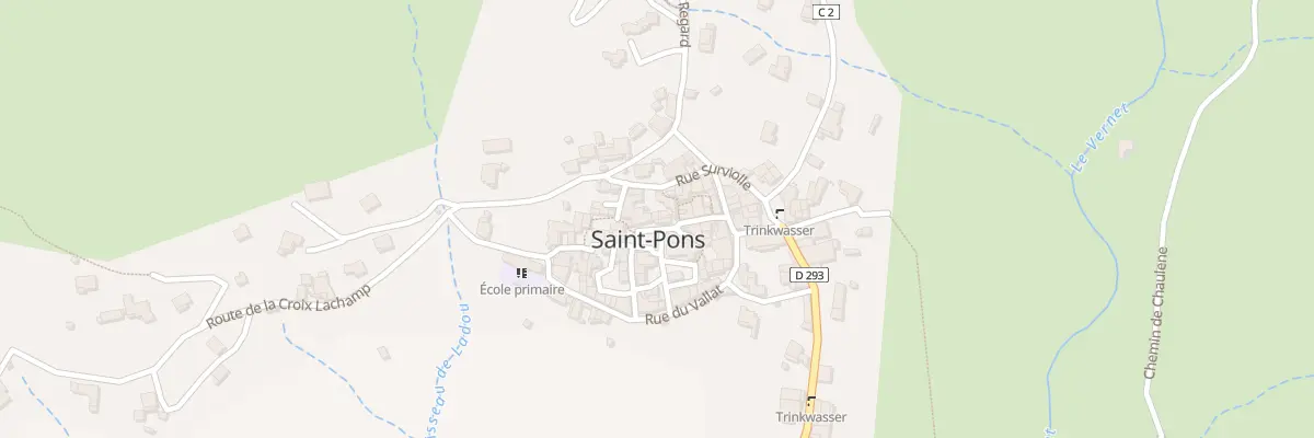 Plan du 5018 Saint Pons à Saint-Pons