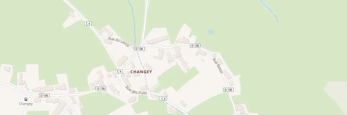 Plan du 5309 Changey à Saisy
