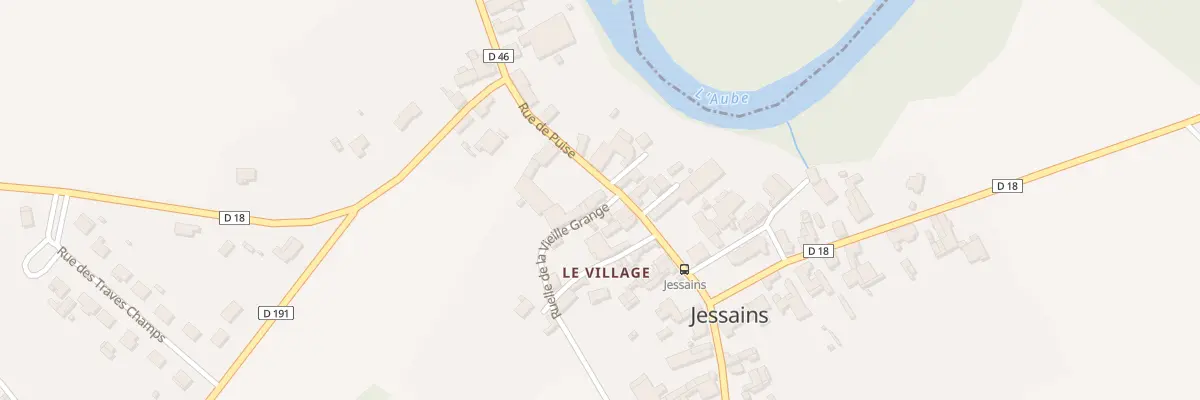Plan du 11 Rue de Puise à Jessains