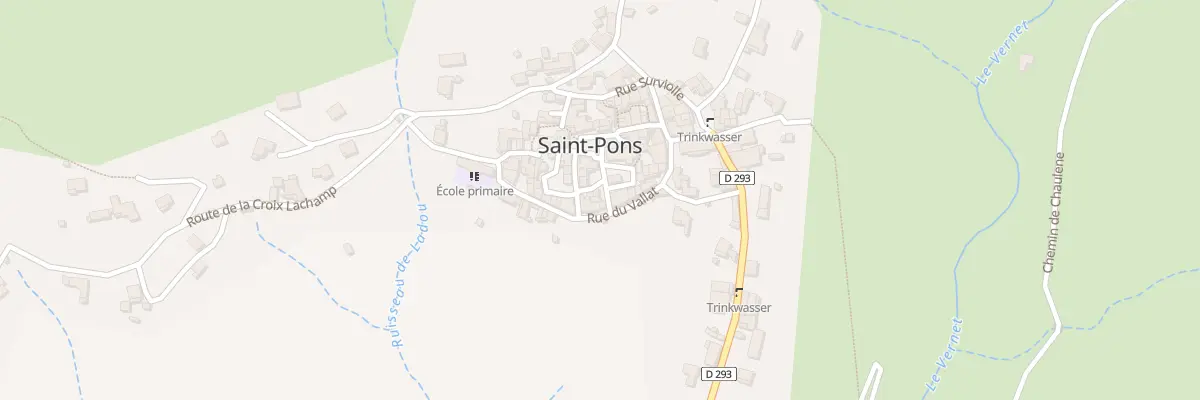 Plan du 4 Rue de la Calade à Saint-Pons