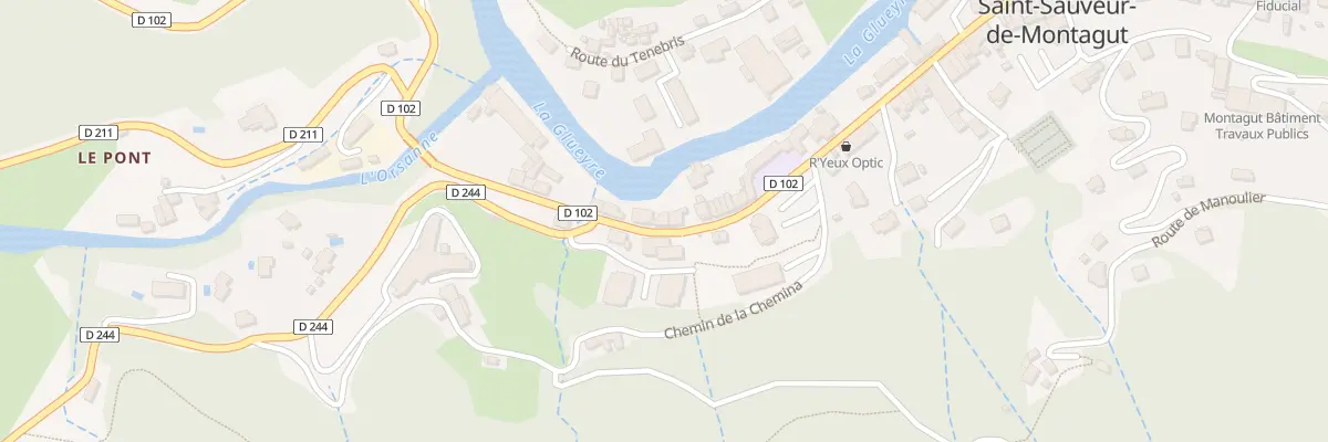 Plan du 34 Rue des Ecoles à Saint-Sauveur-de-Montagut