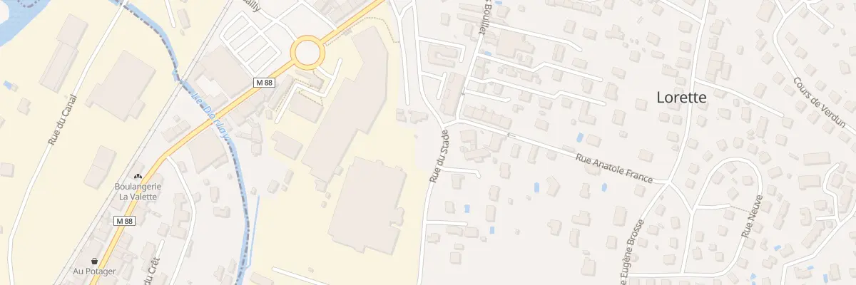 Plan du 4 Rue du Stade à Lorette