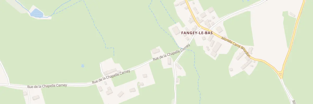 Plan du 5094 Fangey Le Bas à Morey