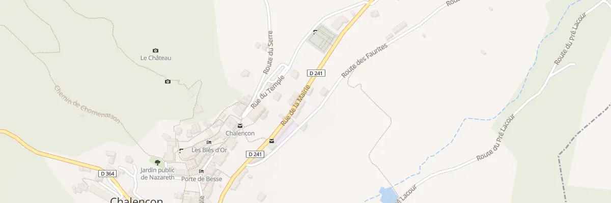 Plan du 5250 Le Village à Chalencon