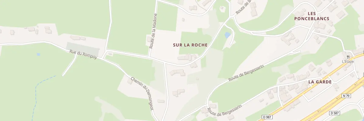 Plan du 5088 Sur la Roche - Clermain à Navour-sur-Grosne
