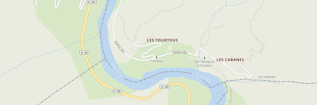 Plan du 220 Via Dolce Via à Saint-Maurice-en-Chalencon