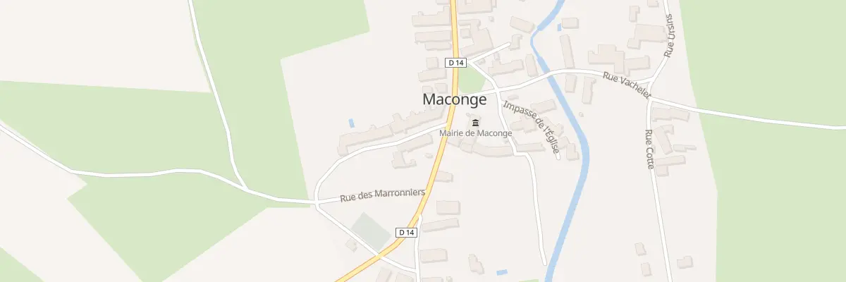 Plan du 3B Grande Rue à Maconge