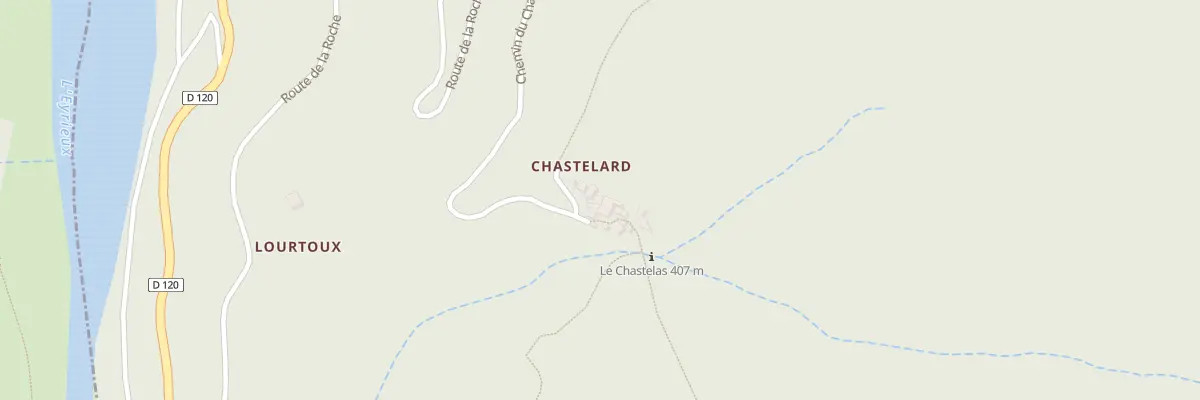 Plan du 525 Che du Chastelard à Saint-Maurice-en-Chalencon
