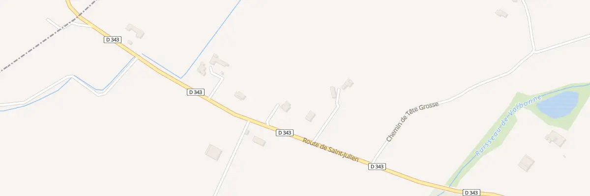 Plan du 5296 Rte de Saint-Julien à Saint-Paulet-de-Caisson