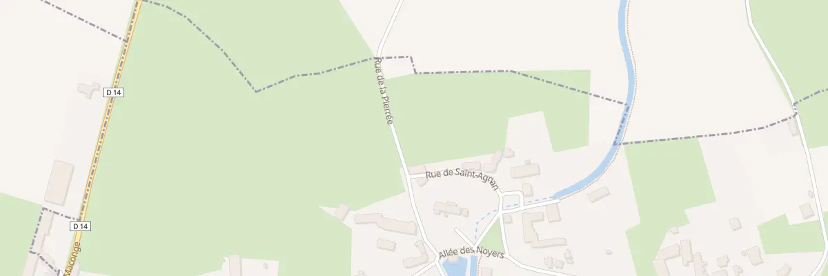 Plan du 1 Rue de Saint-agnan à Rouvres-sous-Meilly