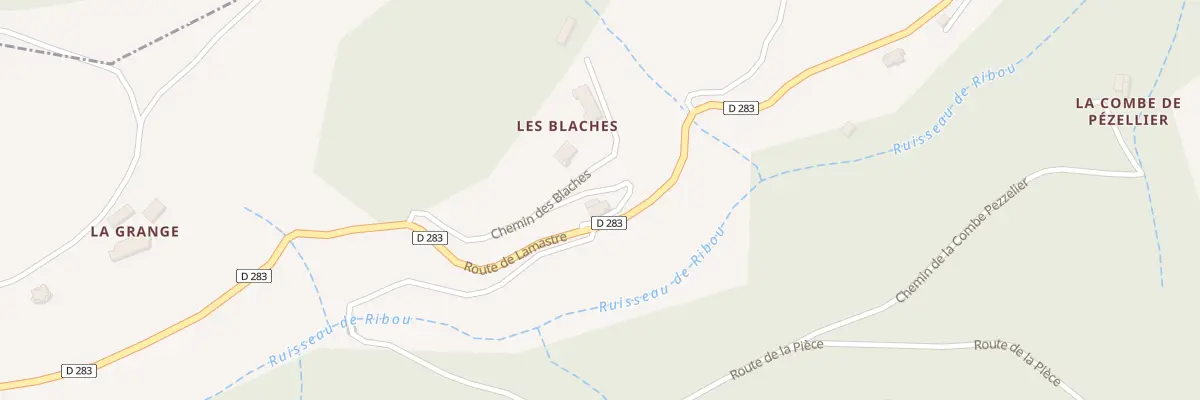 Plan du 5276 Les Blaches à Saint-Basile