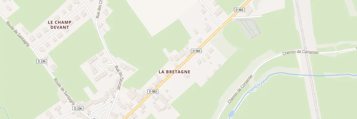 Plan du 29 La Bretagne à Genouilly