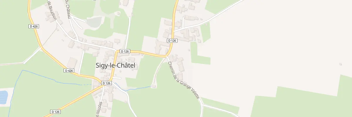Plan du 23 Che de la Grange Valette à Sigy-le-Châtel