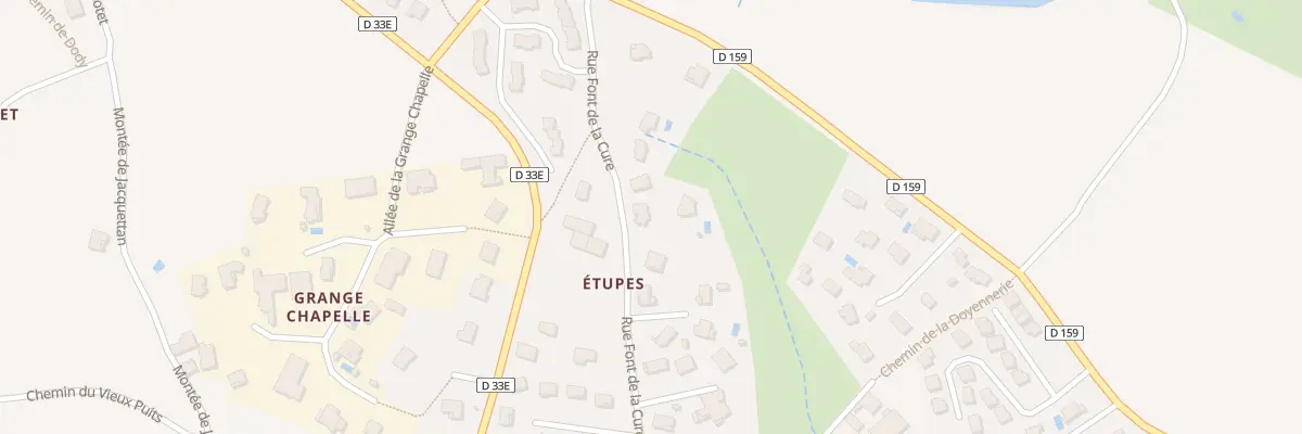 Plan du 12 Rue Font de la Cure à Savigny