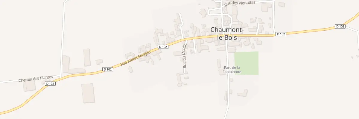 Plan du 2B Rue du Moulin à Chaumont-le-Bois