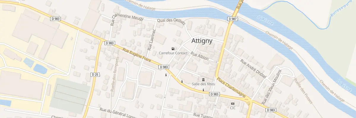 Plan du 6 Rue Saint Charles à Attigny