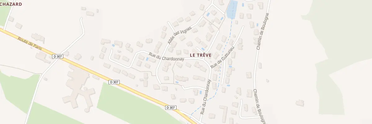 Plan du 211 Rue du Chardonnay à Bully