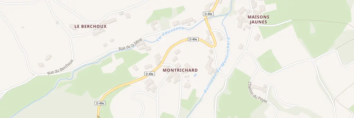 Plan du 5247 Montrichard à Vaux-en-Beaujolais