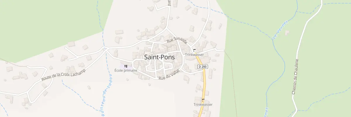 Plan du 4 Rue Derriere l’Eglise à Saint-Pons