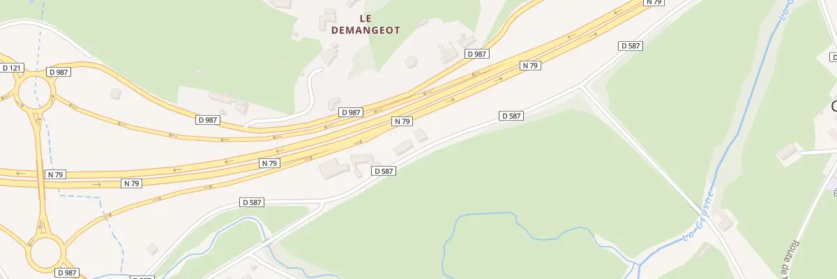 Plan du 5074 La Garde à Navour-sur-Grosne