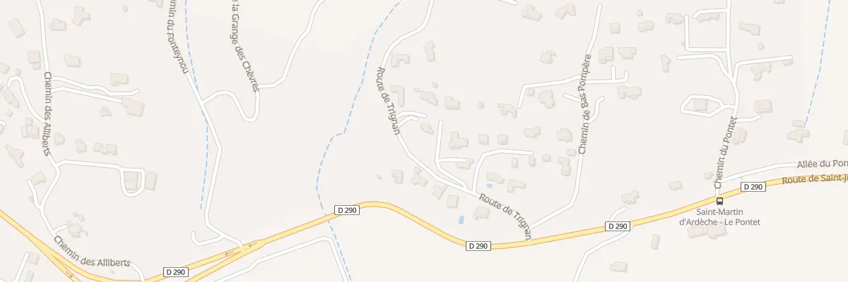 Plan du 230 Rte de Trignan à Saint-Martin-d’Ardèche