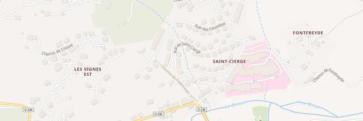 Plan du 22 Rue de Saint-Cierge à Lamastre