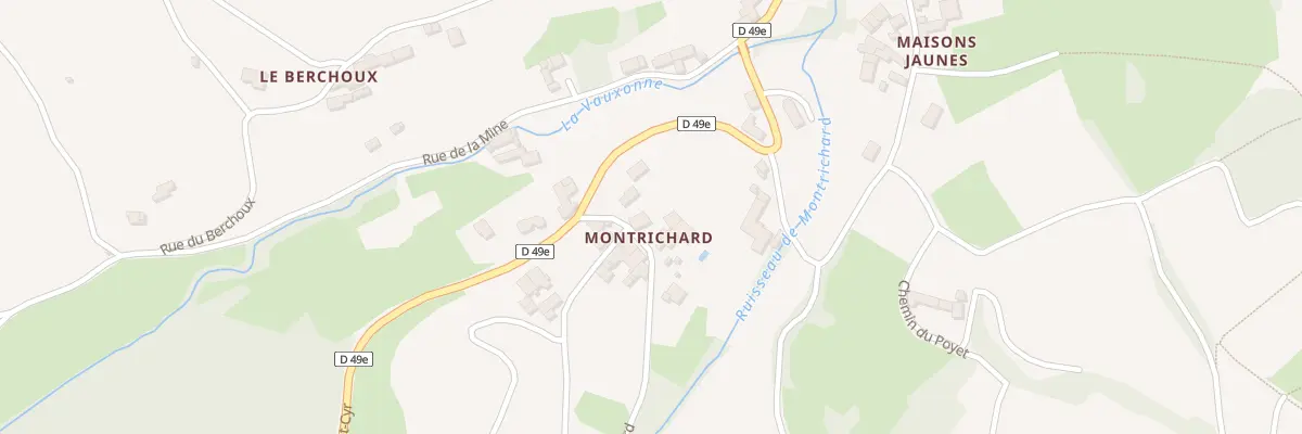 Plan du 37 Che de Montrichard à Vaux-en-Beaujolais