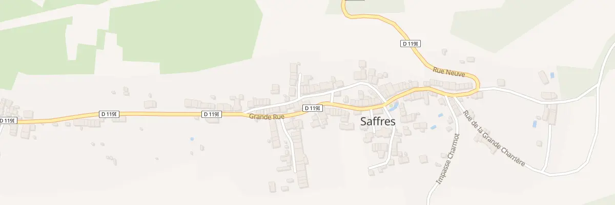 Plan du 5325 Grande Rue à Saffres
