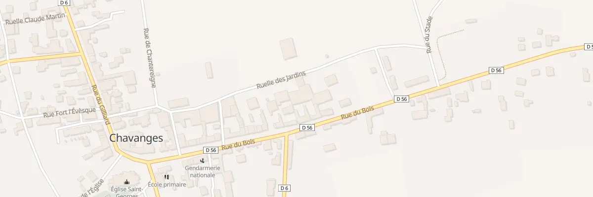 Plan du 47 Rue du Bois à Chavanges