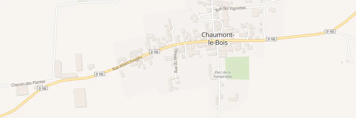 Plan du 1B Rue du Moulin à Chaumont-le-Bois