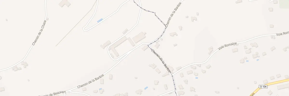 Plan du 5004 La Bareze à Veyras