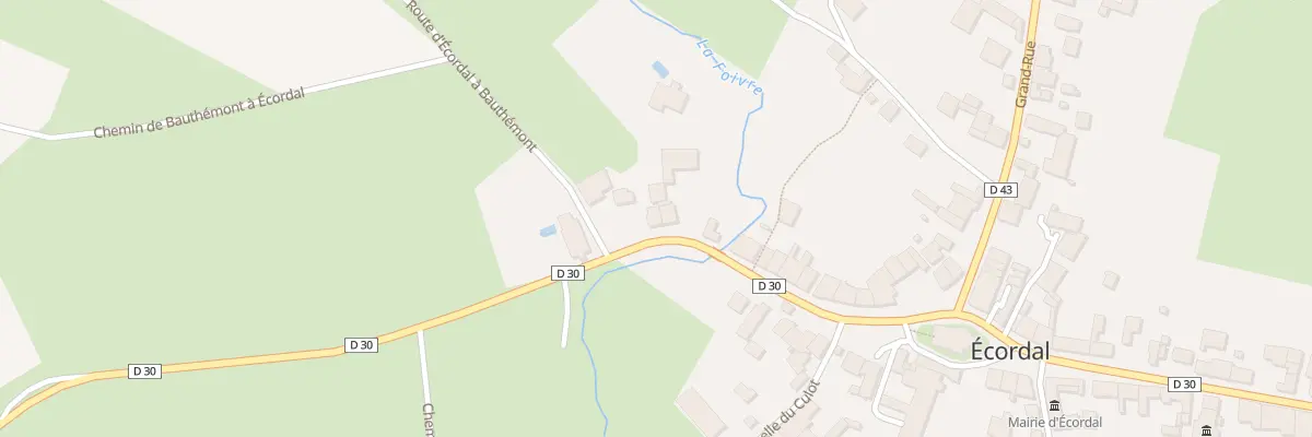 Plan du 28 Rue du Pont à Écordal