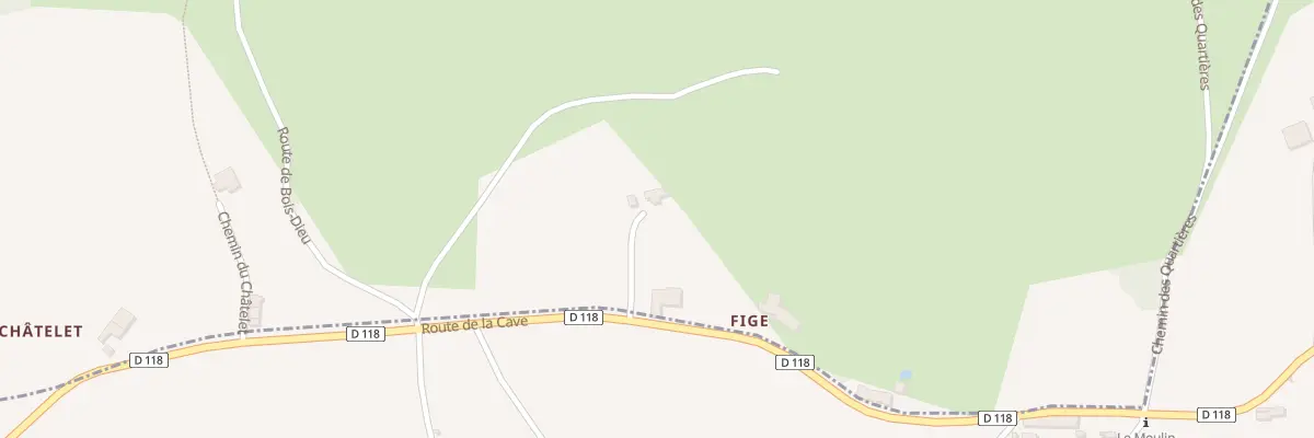 Plan du 1811 Rte de la Cave à Sarcey