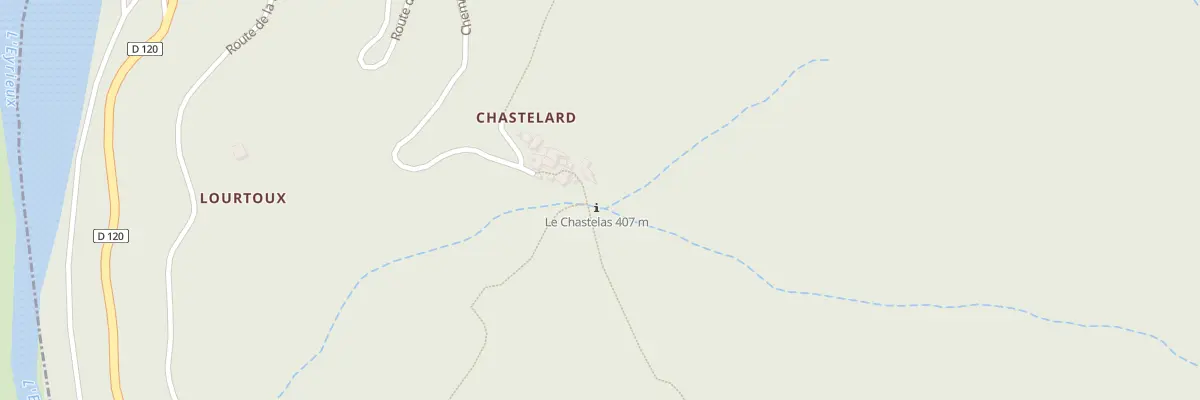 Plan du 590 Che du Chastelard à Saint-Maurice-en-Chalencon