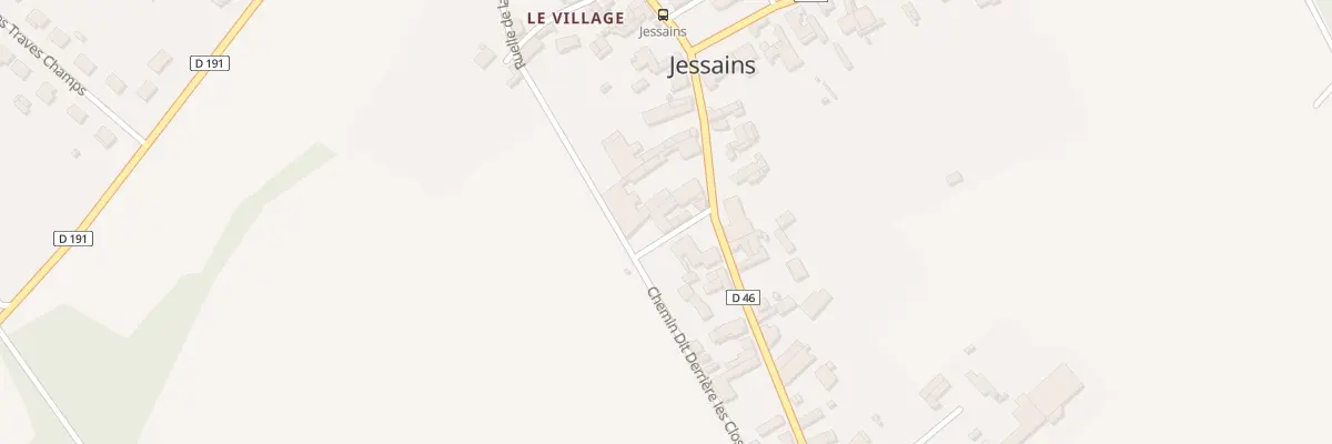 Plan du 106 Le Village à Jessains