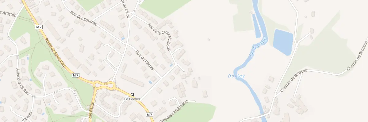 Plan du 18 Rue de la Croix Mailloux à Saint-Paul-en-Jarez