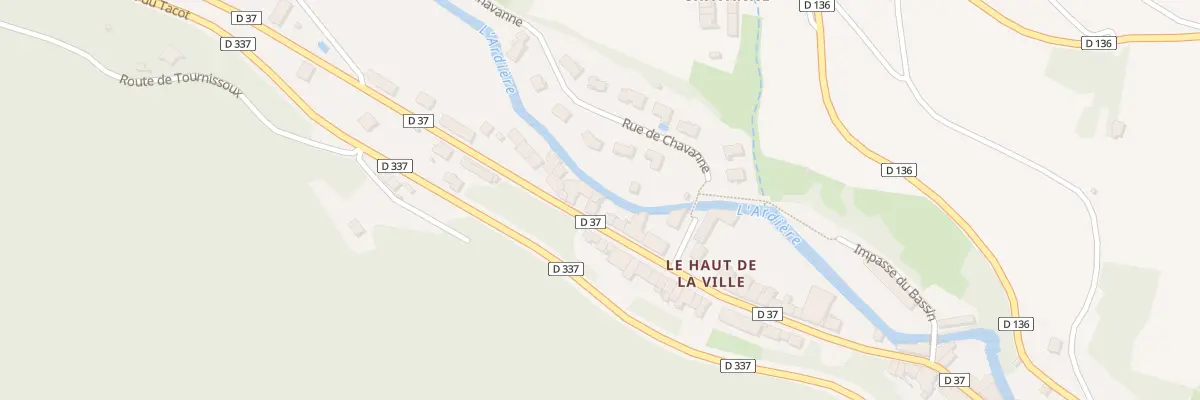 Plan du 3 Rue des Écharmeaux à Beaujeu