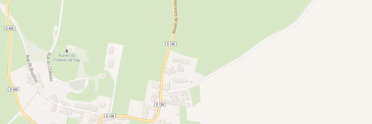 Plan du 5004 Le Bourg à Sigy-le-Châtel
